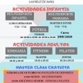 Actividades deportivas e ximnasio