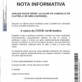 NOTA INFORMATIVA: Actualizacin datos COVID.