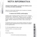 NOTA INFORMATIVA: Actualizacin datos COVID.