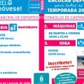 Actividades deportivas. ESCUELAS DEPORTIVAS  2018