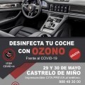 Desinfecta o teu coche con ozono frente  COVID-19