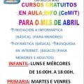 CURSOS  INFORMTICA DE BALDE EN AULA INFO.