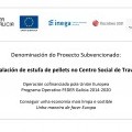 El Ayuntamiento instalar un sistema de calefaccin de estufa de pellets en el Centro Social de Traveso