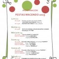 PROGRAMACIN DE FIESTA EN MACENDO 2019 (CASTRELO DE MIO)